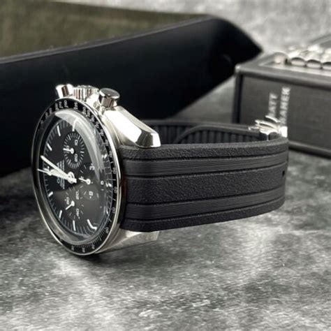 omega speedmaster rubber strap 20mm|omega speedmaster moonwatch strap size.